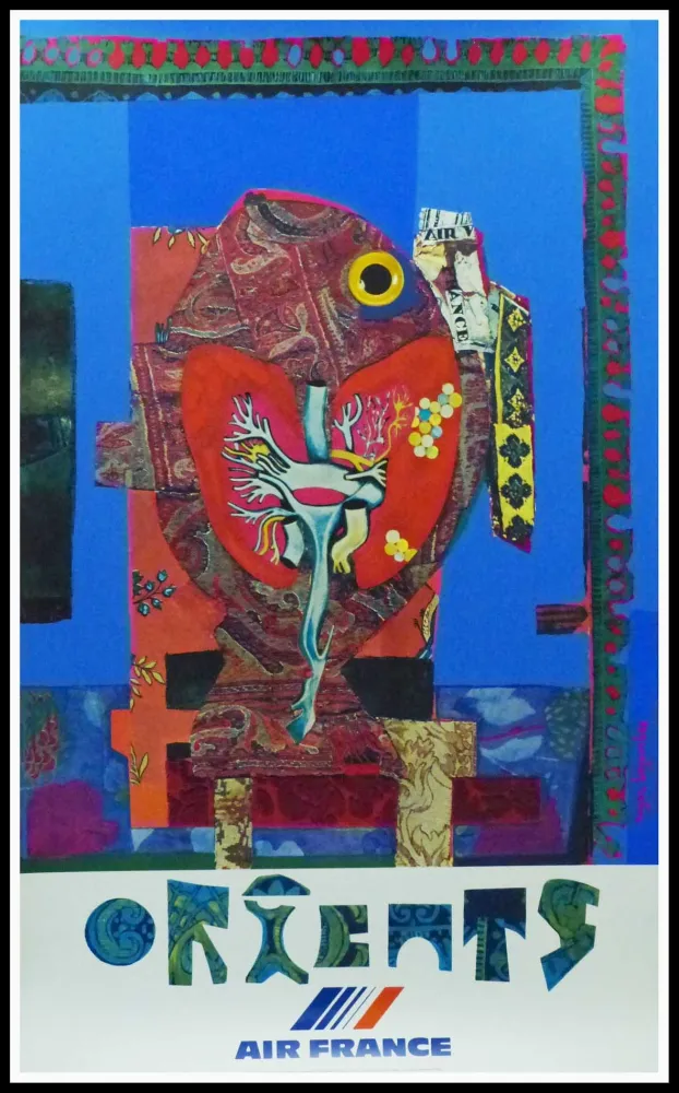 海报 Bezombes - AIR FRANCE ORIENTS
