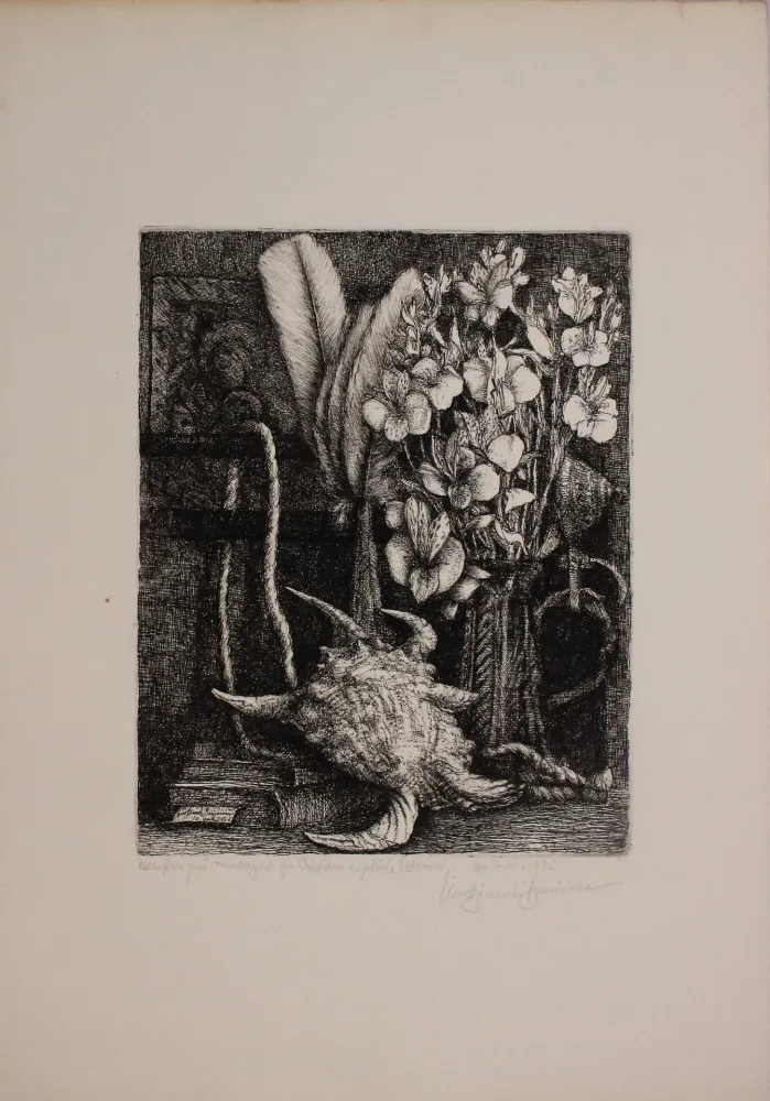 蚀刻版画 Bianchi Barriviera - Untitled