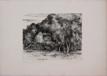 蚀刻版画 Bianchi Barriviera - Untitled