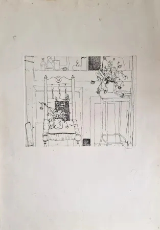 蚀刻版画 Biasion - Senza titolo