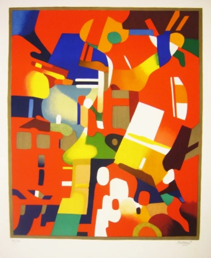 石版画 Bierge - Acrimonte