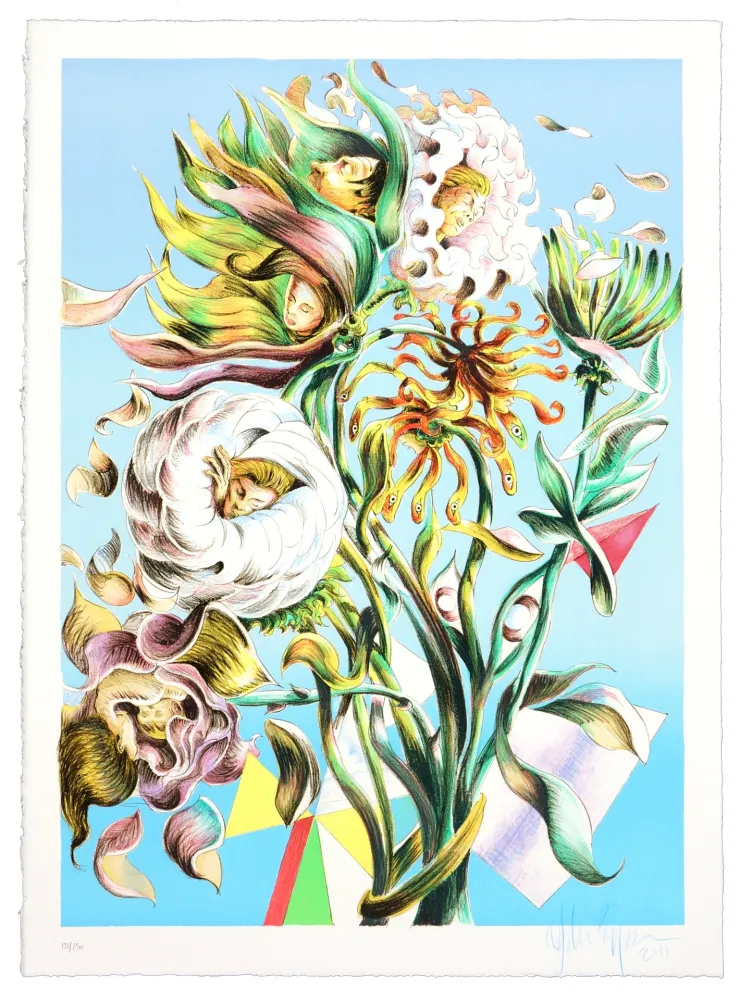 石版画 Bigum - Enhver Sin Stilhed