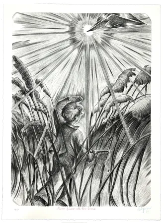 石版画 Bigum - New times all the times 