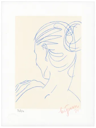 石版画 Bigum - Sans titre