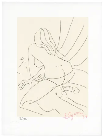 石版画 Bigum - Sans titre