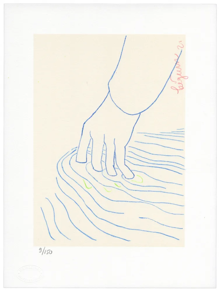 石版画 Bigum - Sans titre