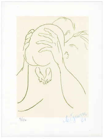 石版画 Bigum - Sans titre