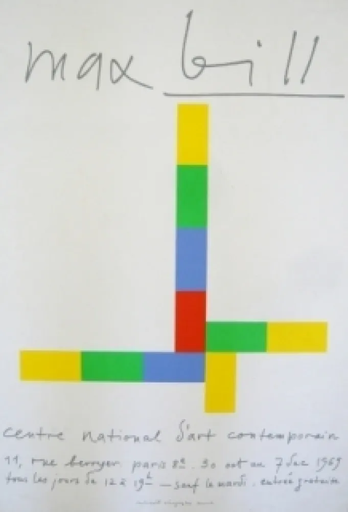 海报 Bill - Affiche exposition centre national d'art contemporain