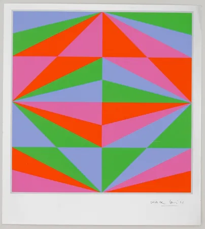 拼贴版画 Bill - Geometric Composition