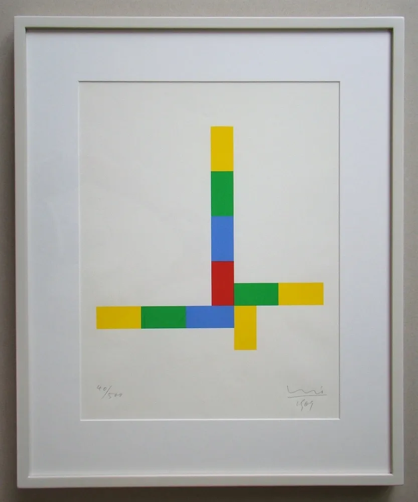 丝网印刷 Bill - Konkrete Komposition - 1969