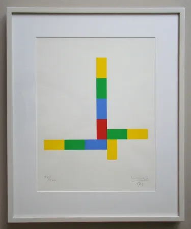 丝网印刷 Bill - Konkrete Komposition - 1969