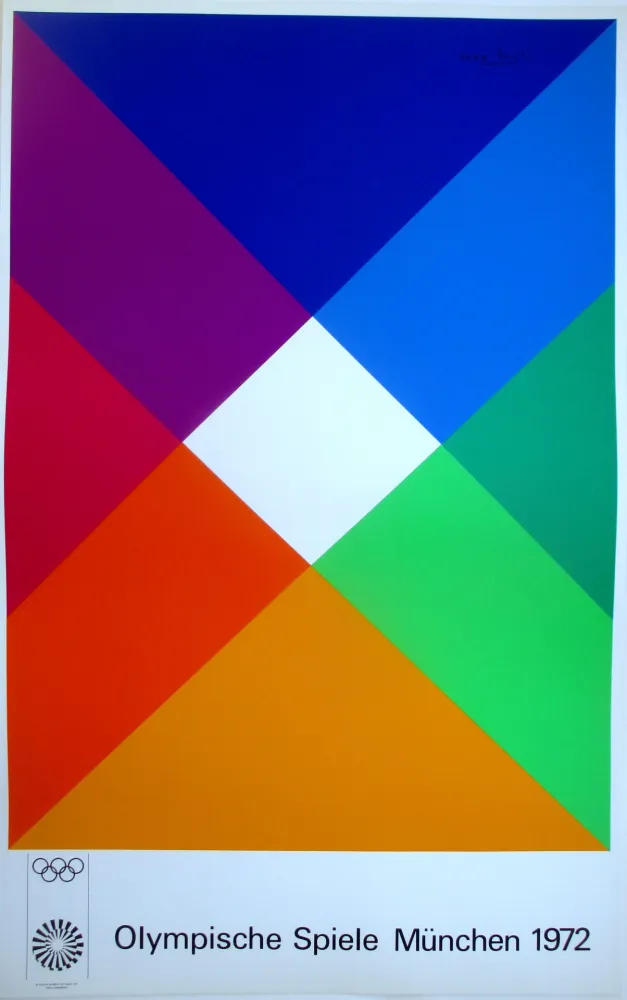 丝网印刷 Bill - OL 1972 - original colour silkscreen