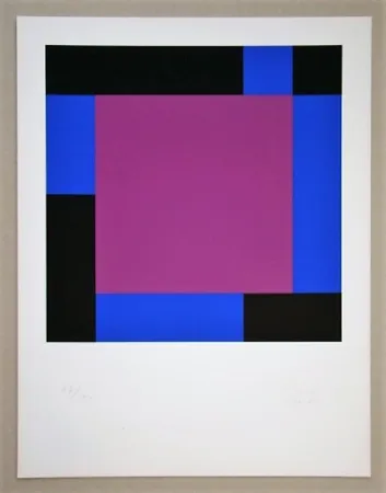 丝网印刷 Bill - Quadrat in gegenläufigen Reflexionen