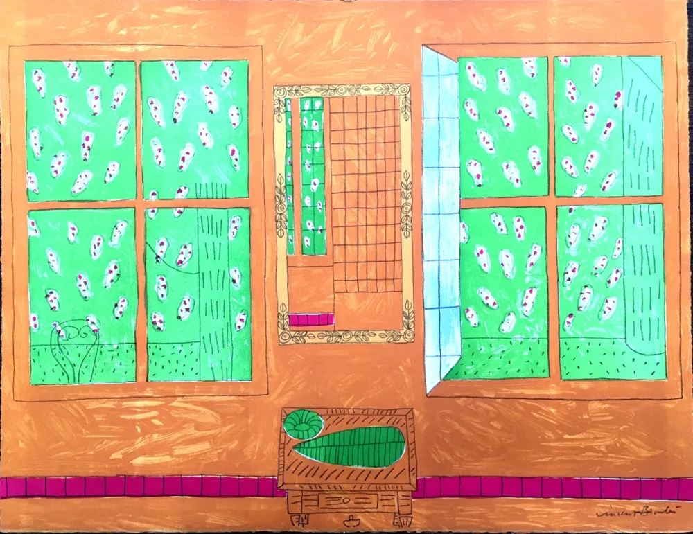 石版画 Bioulès - Eté