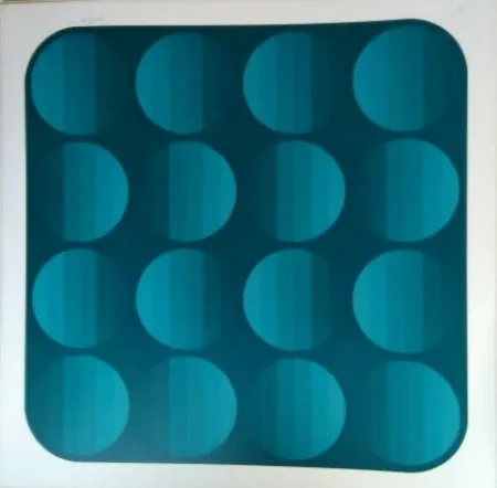 石版画 Bird - Tribute to Vasarely 4