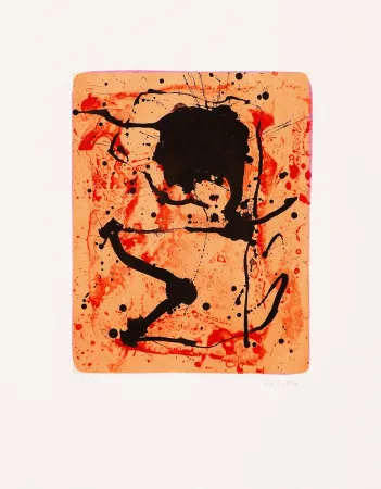 石版画 Bird - Untitled