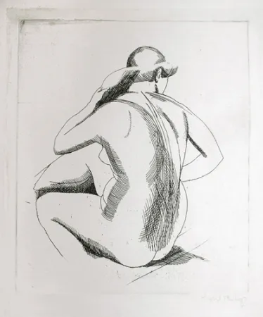 版画 Bishop - Isabel Bishop.  Eight Etchings, 1925-1931.