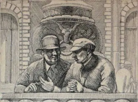 版画 Bishop - Isabel Bishop.  Eight Etchings, 1927-1934.