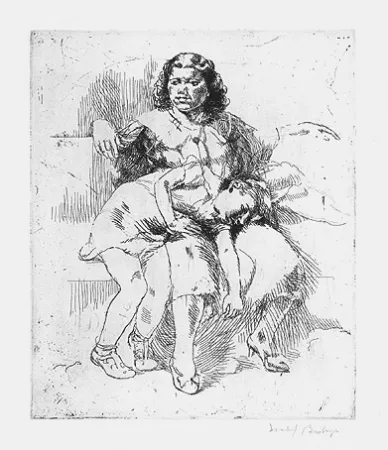 版画 Bishop - Isabel Bishop.  Eight Etchings, 1930-1959.