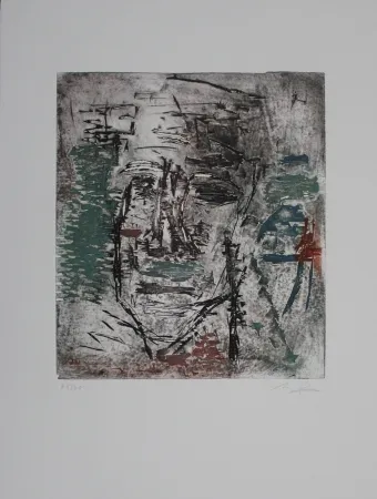 蚀刻飞尘法 Bissière - Grosse tête