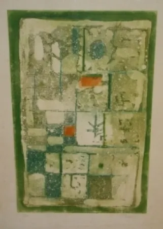 蚀刻飞尘法 Bissiere - Sans titre