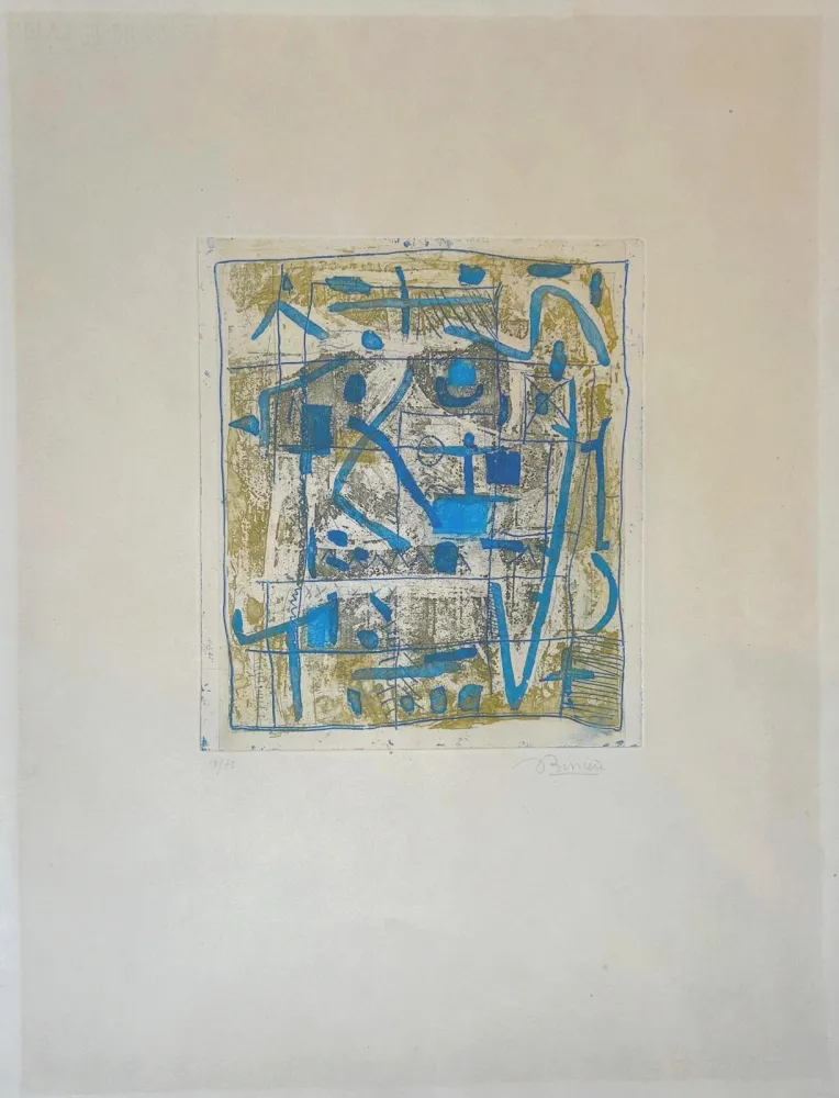 蚀刻飞尘法 Bissiere - Soleil noir 