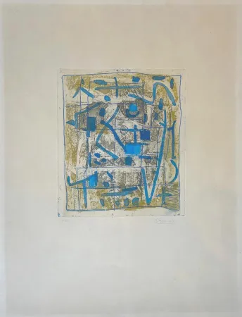 蚀刻飞尘法 Bissiere - Soleil noir 