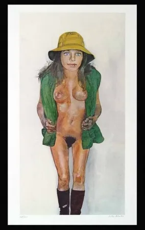 石版画 Blake - Yellow Hat