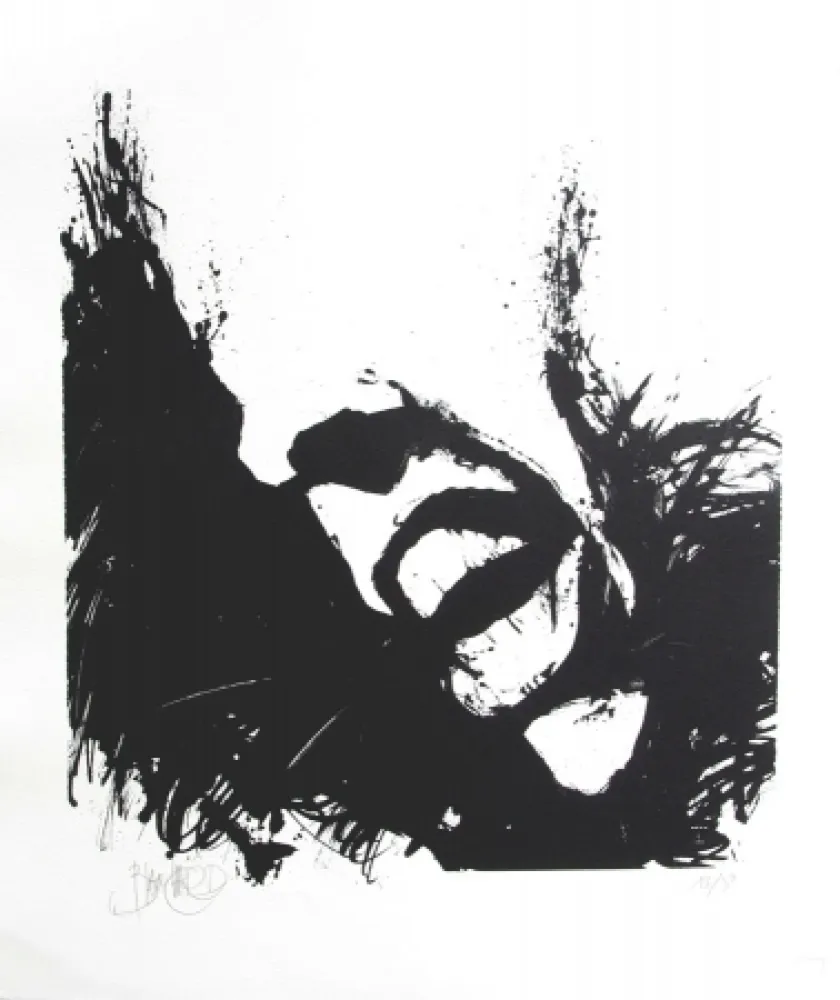 石版画 Blanchard - Hommage à Brel