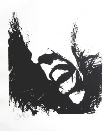 石版画 Blanchard - Hommage à Brel