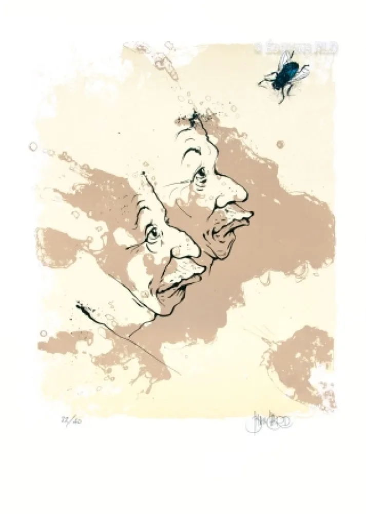 石版画 Blanchard - La Mouche