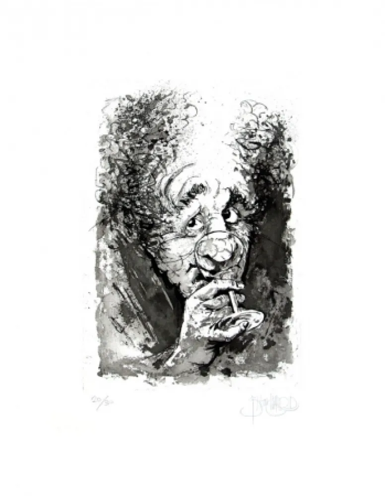 蚀刻飞尘法 Blanchard - Le buveur