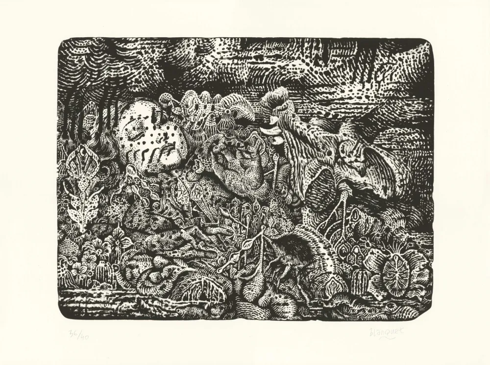 石版画 Blanquet - Régulateur Altéré