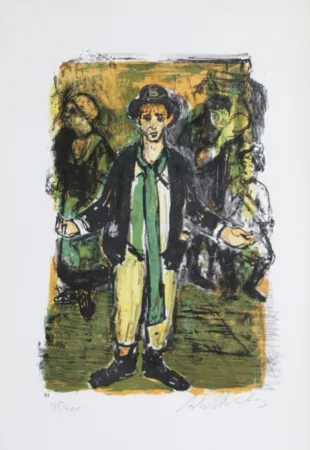 石版画 Blatas - 	L'opera des Guaux, The Beggers Opera plate XI