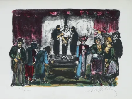 石版画 Blatas - 	L'opera Des Gueux The Beggers Opera plate no. VI