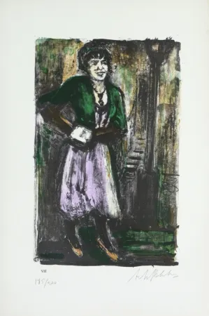 石版画 Blatas - 	L'opera Des Gueux The Beggers Opera plate VII