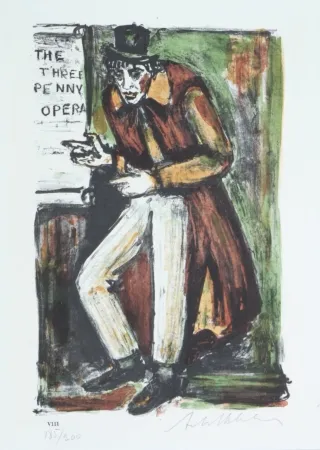 石版画 Blatas - 	L'Opera Des Gueux, The Beggers Opera Plate VIII