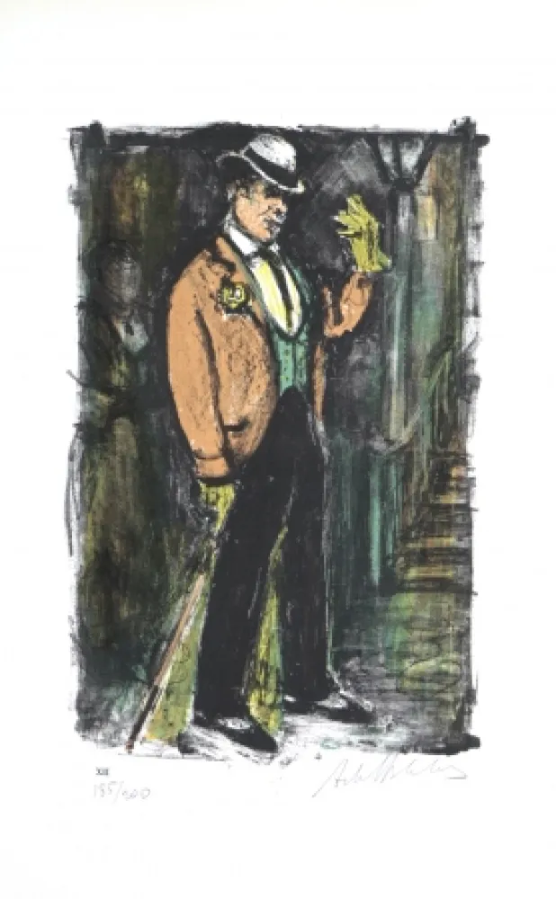 石版画 Blatas - 	L'Opera Des Gueux, The Beggers Opera Plate XII