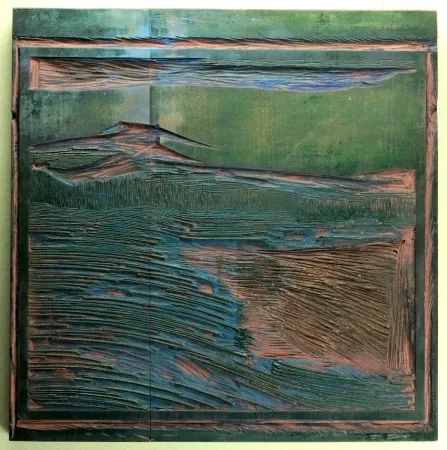 木刻 Blauensteiner - Landschaft (Landscape)