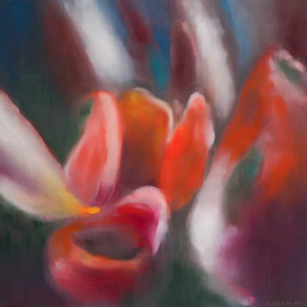 无技术 Bleckner - Five Tulips