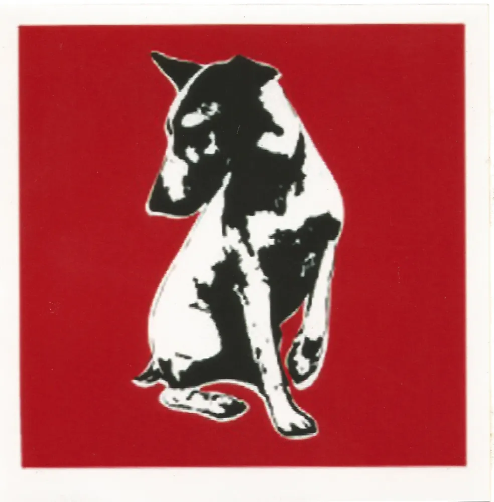 丝网印刷 Blek Le Rat - His Master's Voiceless (Red)