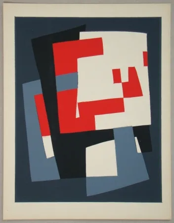 丝网印刷 Bloc - Gouache