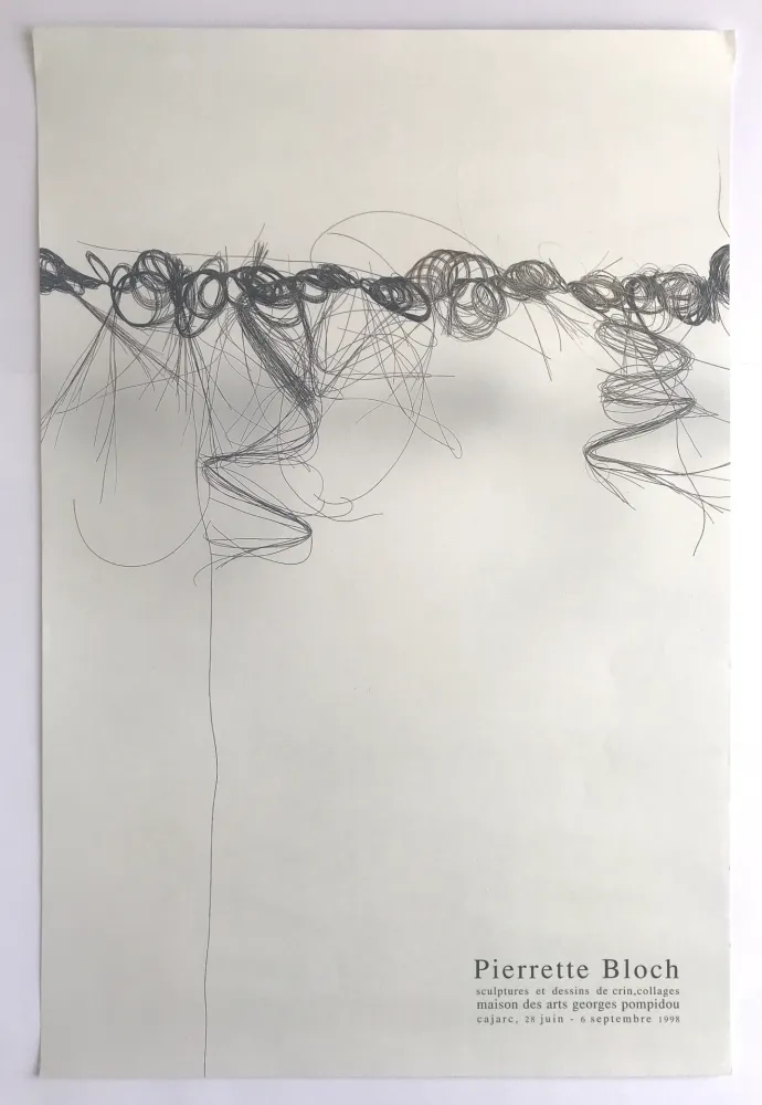 海报 Bloch -  Maison des arts Georges Pompidou / Carjac