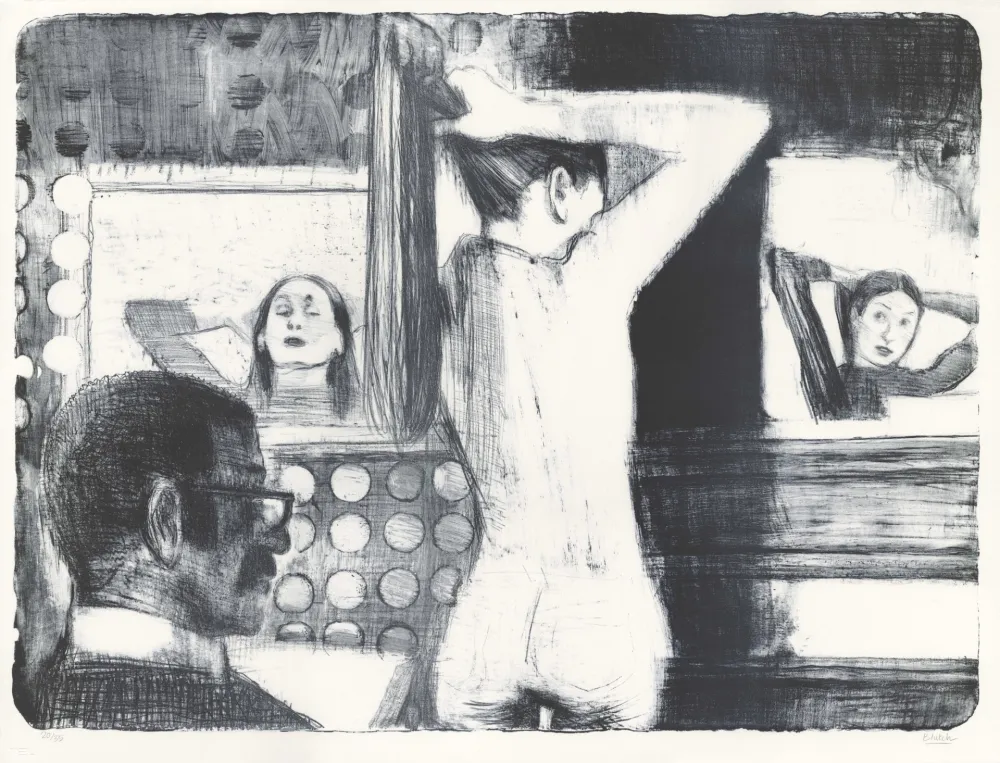 石版画 Blutch - Roach