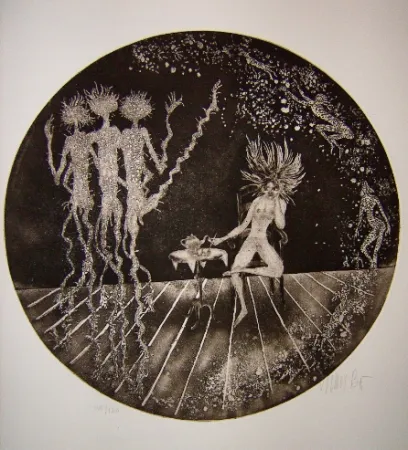 蚀刻版画 Bo - Kaellingedigte 10