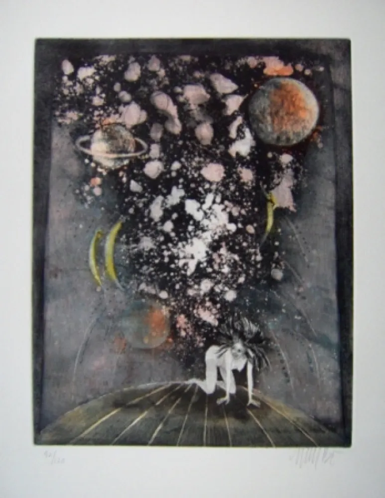 蚀刻版画 Bo -  Kaellingedigte 2