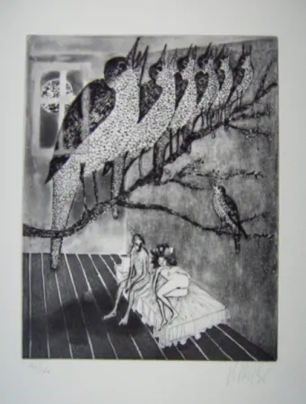 蚀刻版画 Bo - Kaellingedigte 3