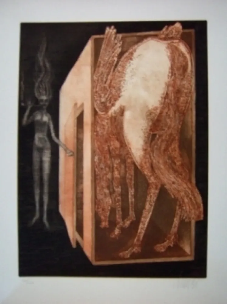 蚀刻版画 Bo - Kaellingedigte 6