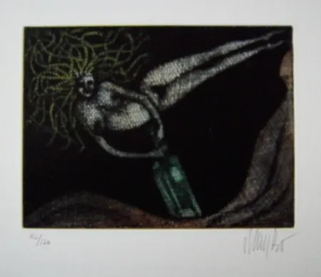 蚀刻版画 Bo - Kaellingedigte 7