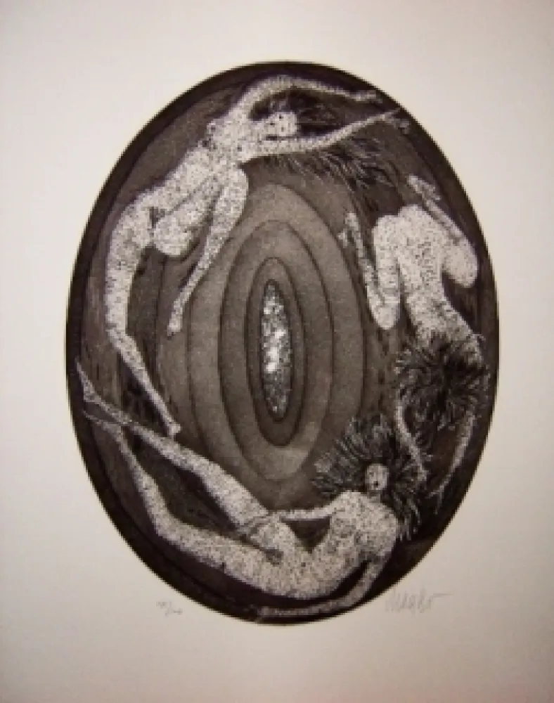 蚀刻版画 Bo - Kaellingedigte 9